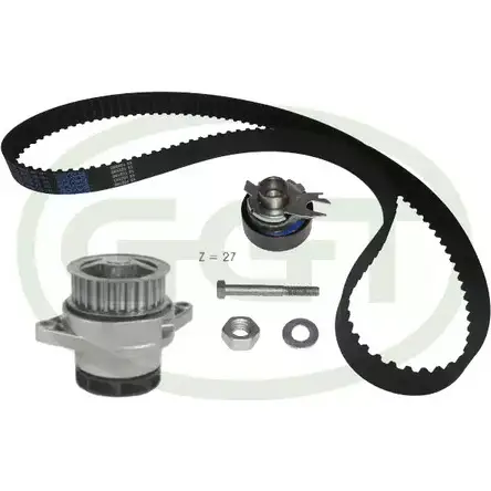 Водяной насос, помпа + комплект зубчатого ремня GGT 02 KD014 05KD038 KPA20049 2752779