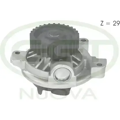 Водяной насос, помпа GGT PA10608 2753047 YT3MGQ K8RBT 1