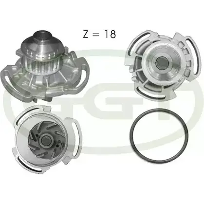 Водяной насос, помпа GGT 2753056 PA10633 BV MUOSN DZJRL изображение 0