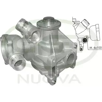 Водяной насос, помпа GGT 2753086 F3T0DZ P 0WYL4D PA10680