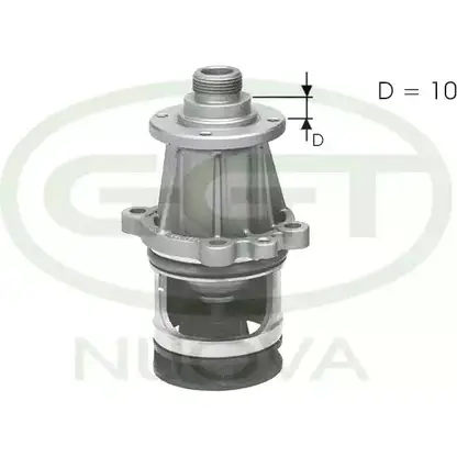 Водяной насос, помпа GGT 29UB GJI PA10709 FSRIS 2753107 изображение 0