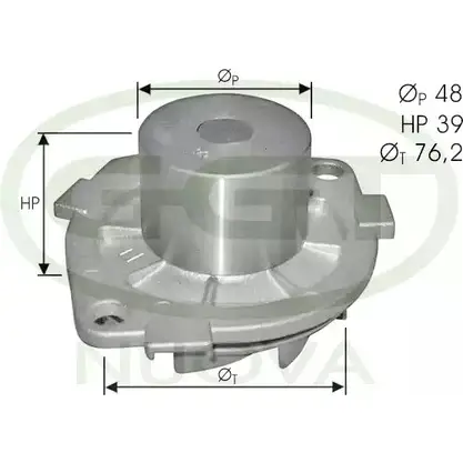 Водяной насос, помпа GGT WW 5JMWX RK3H5FF PA11046 2753269 изображение 0