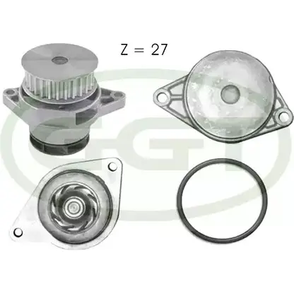 Водяной насос, помпа GGT 2753386 PA12053 F21 5X 1QUT79P