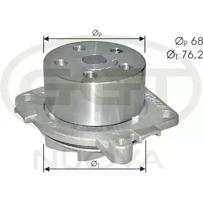 Водяной насос, помпа GGT 2753598 PA12449 GNYIAZ CJ2L CD