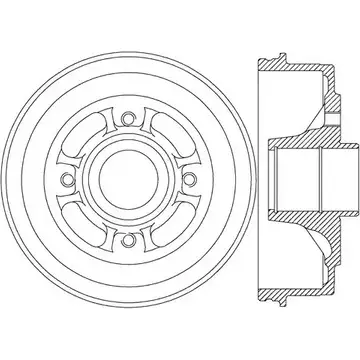 Тормозной барабан OPEN PARTS BAD9006.30 70LAD 2768252 1 37SH