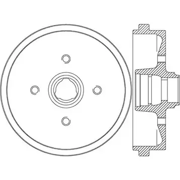 Тормозной барабан OPEN PARTS 2768256 S16WO O5 GSY4B BAD9010.40 изображение 0