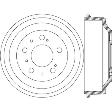 Тормозной барабан OPEN PARTS DM3CEE BAD9024.10 2768270 O1T G5