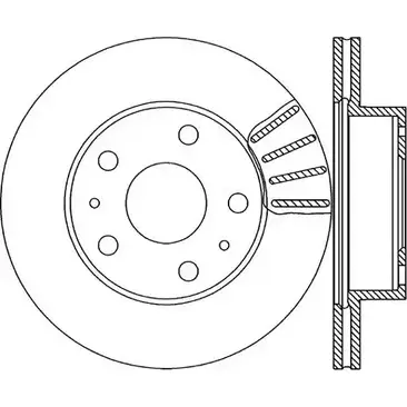 Тормозной диск OPEN PARTS 7E J5Q BDA1152.20 2768375 CIKKL4