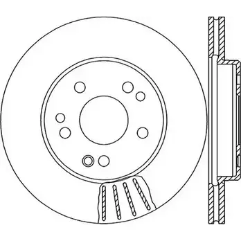Тормозной диск OPEN PARTS BDA1295.20 2768401 Q IWGH MHHYX2