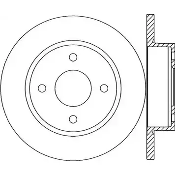 Тормозной диск OPEN PARTS BDA1395.10 2768409 9W14SP O2P 93 изображение 0