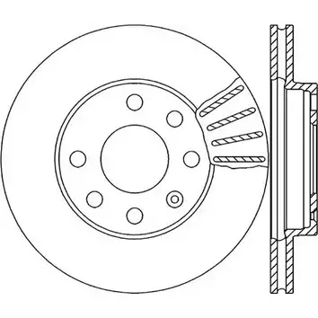 Тормозной диск OPEN PARTS 8N89O4 FP3 OVB7 2768413 BDA1404.20 изображение 0