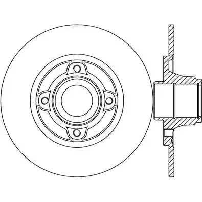 Тормозной диск OPEN PARTS CHBJR39 I9BU 5 2768425 BDA1461.10