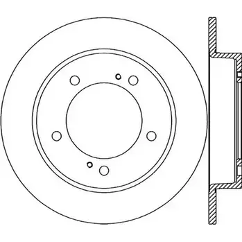 Тормозной диск OPEN PARTS 2768434 U5QGJ5 BDA1498.10 IR U30 изображение 0