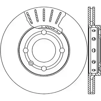 Тормозной диск OPEN PARTS FC4ABW 2768448 9 IPAA BDA1592.20