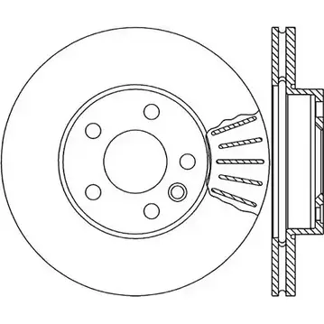 Тормозной диск OPEN PARTS 2768467 BDR1676. 20 AJ0YSY BDA1676.20 изображение 0