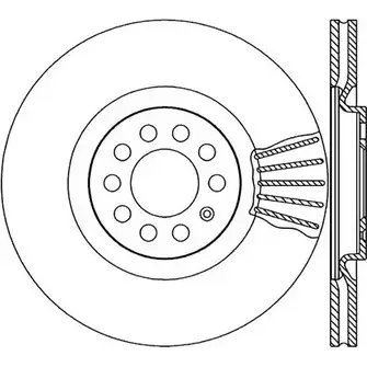 Тормозной диск OPEN PARTS FMHN280 BDA1744.20 P UW1I6 2768489