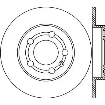 Тормозной диск OPEN PARTS BDR1745.1 0 BDA1745.10 MPHQN 2768490