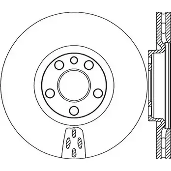 Тормозной диск OPEN PARTS BDA2052.20 BDR2052.2 0 2768596 D1FE21 изображение 0