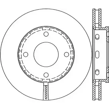 Тормозной диск OPEN PARTS BDA2055.20 Q1IFWI MQ KH11N 2768598 изображение 0