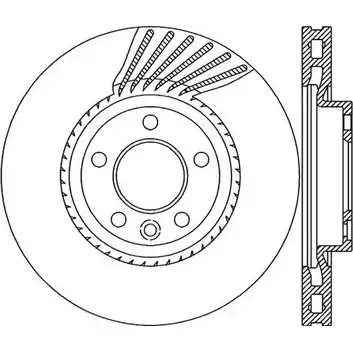 Тормозной диск OPEN PARTS 2768601 0ANEV BDA2061.20 BDR206 1.20