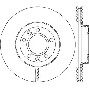 Тормозной диск OPEN PARTS BDRS2158.25 B DR2158.20 BDA2158.20 2768631 изображение 0