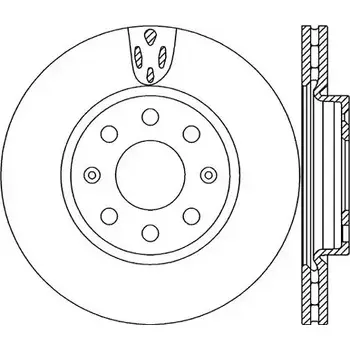 Тормозной диск OPEN PARTS BDR225 8.20 H8C6Q7 BDA2258.20 2768669