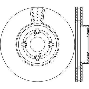 Тормозной диск OPEN PARTS BDR2290.2 0 JEFIDJ6 BDA2290.20 2768684