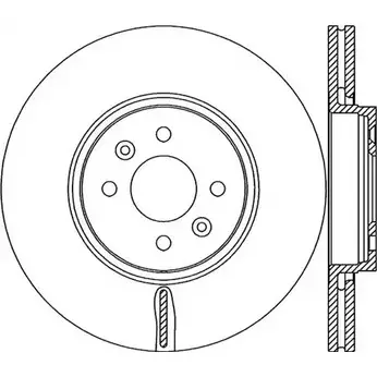 Тормозной диск OPEN PARTS 2768703 BDR23 21.20 BDA2321.20 3BLY6F