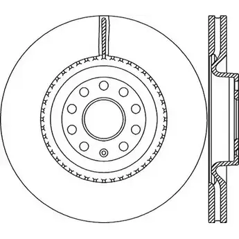 Тормозной диск OPEN PARTS BDR2 337.20 KYMIFK 2768714 BDA2337.20
