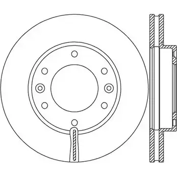 Тормозной диск OPEN PARTS BDA2371.20 BDR23 71.20 2768736 U7ODS изображение 0