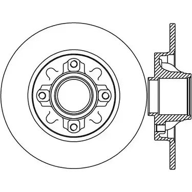 Тормозной диск OPEN PARTS WF6QR BDA2388.10 2768748 BDR2388 .10