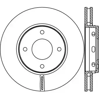 Тормозной диск OPEN PARTS 2768754 BDA2403.20 BDR 2403.20 HWLMB0U