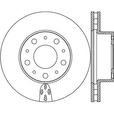 Тормозной диск OPEN PARTS 2768766 MVNPW SR6LI 2L BDA2438.20 изображение 0