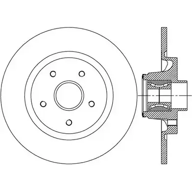 Тормозной диск OPEN PARTS K GN7RHH BDA2509.30 65GEC 2768786