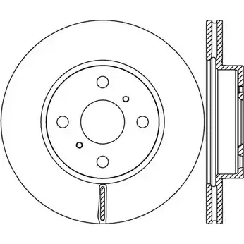 Тормозной диск OPEN PARTS BDA2526.20 UI24 DZ4 2768797 GR5BZS