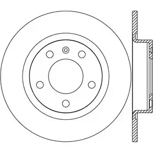 Тормозной диск OPEN PARTS 4V JW3 8DZNN 2768858 BDA2649.10