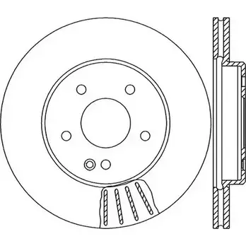 Тормозной диск OPEN PARTS B XDTR D8ZV3F 2769004 BDR1296.20 изображение 0