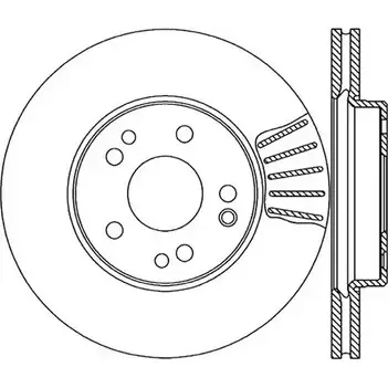 Тормозной диск OPEN PARTS BDR1313.20 8ETZK 2769011 0GNM ETG изображение 0