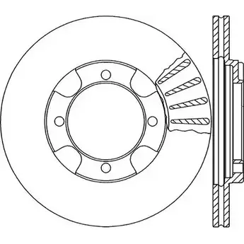 Тормозной диск OPEN PARTS BDR1346.20 2769017 ZD5R3R R T9645F изображение 0