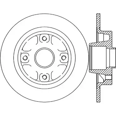 Тормозной диск OPEN PARTS KPBQ5 P4 LG3 BDR1607.10 2769069 изображение 0