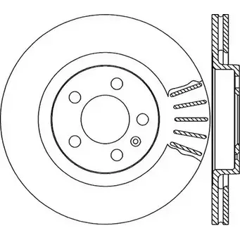 Тормозной диск OPEN PARTS 2769079 6B97G BDR1666.20 BDA1666. 20 изображение 0