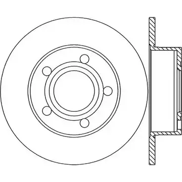 Тормозной диск OPEN PARTS T4VZGS I 0LBB BDR1742.10 2769104