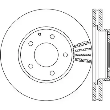 Тормозной диск OPEN PARTS OCJT0AG 2769117 BDR1776.20 BDA1776. 20 изображение 0