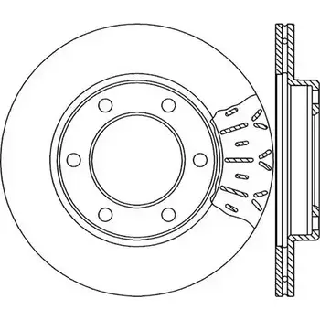 Тормозной диск OPEN PARTS VTD8BT8 2769138 7 TQQB BDR1833.20