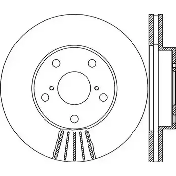 Тормозной диск OPEN PARTS 2EZ NYB BDR1875.20 CTBAD 2769158 изображение 0