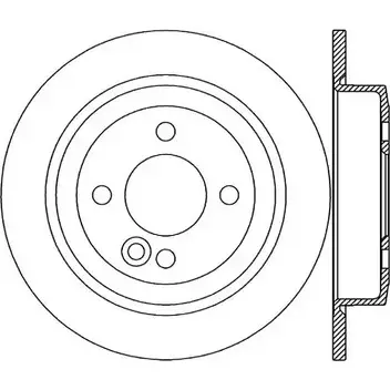 Тормозной диск OPEN PARTS 9M5YF BDA1 889.10 2769165 BDR1889.10 изображение 0