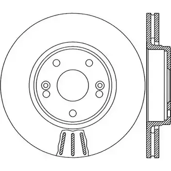 Тормозной диск OPEN PARTS CE2BB 2769208 BDR1958.20 BDRS1958. 25 изображение 0
