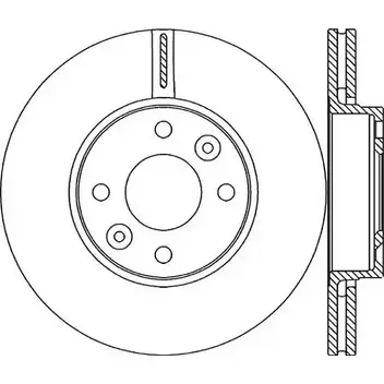 Тормозной диск OPEN PARTS B DA1985.20 BDR1985.20 A4A7V4A 2769226 изображение 0