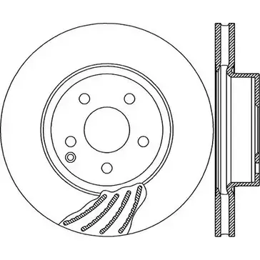 Тормозной диск OPEN PARTS BDR1997.20 3CJRU 2769234 LYYI GY