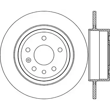 Тормозной диск OPEN PARTS 2769251 KAL8 H BDR2035.10 C339G